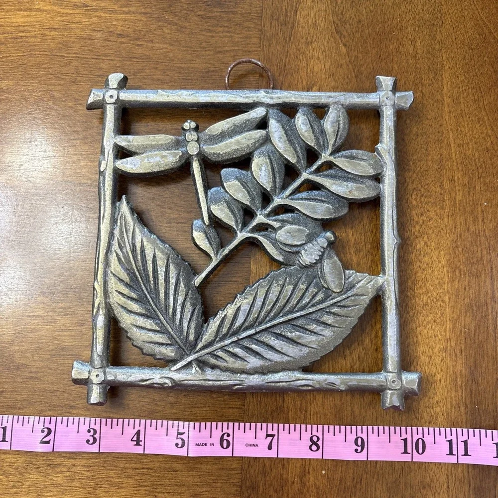 Vintage Copper, Dragonfly Trivet  or Teapot stand